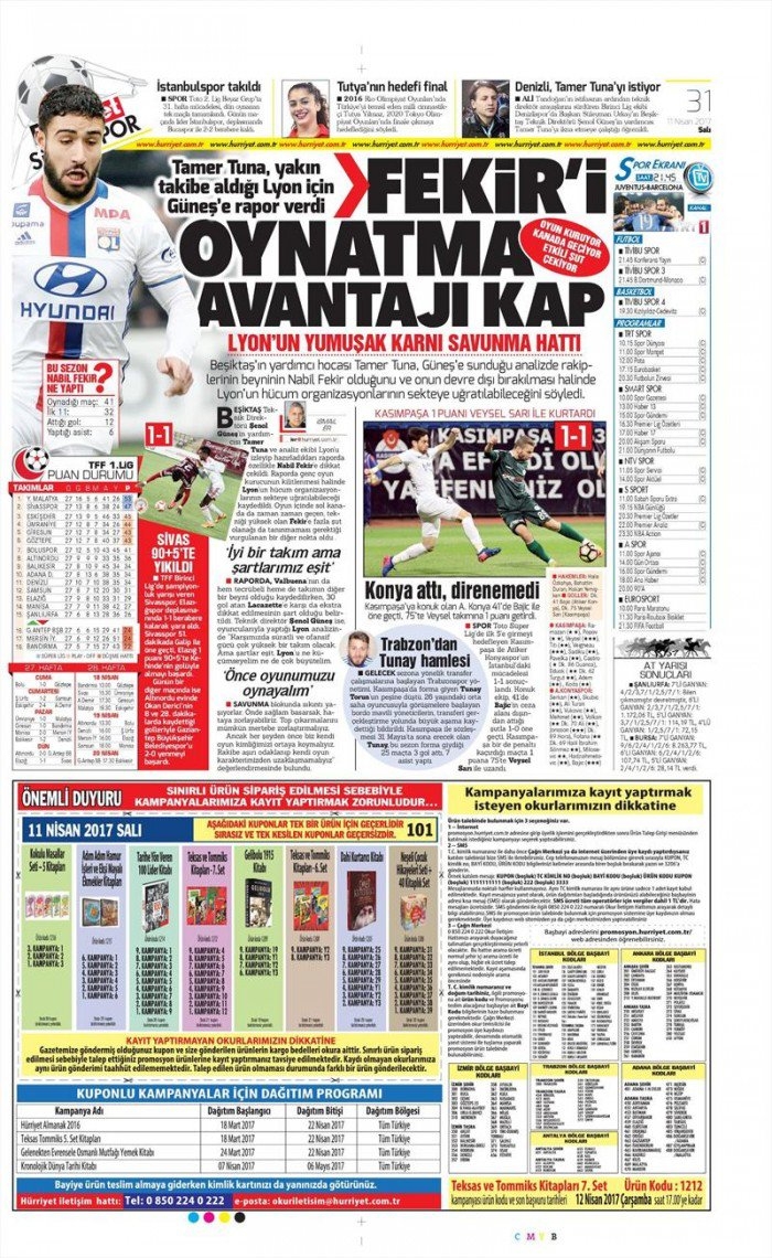 11 Nisan 2017 | İşte gazetelerin Beşiktaş manşetleri - Görsel 3