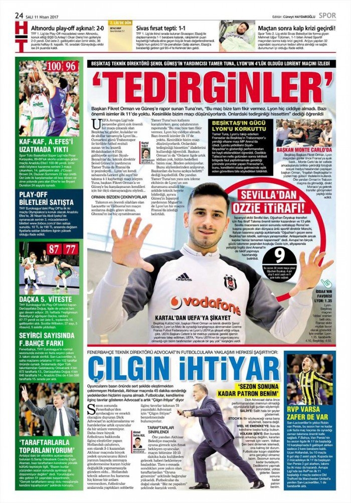 11 Nisan 2017 | İşte gazetelerin Beşiktaş manşetleri - Görsel 4