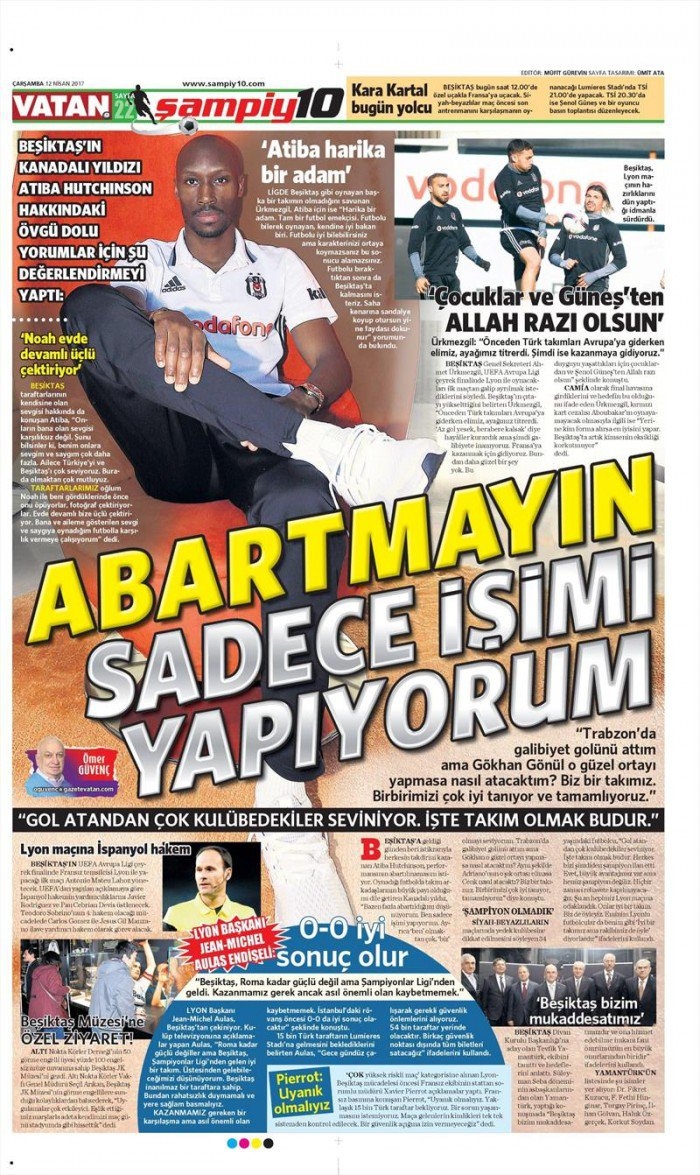 12 Nisan 2017 | İşte gazetelerin Beşiktaş manşetleri - Görsel 10