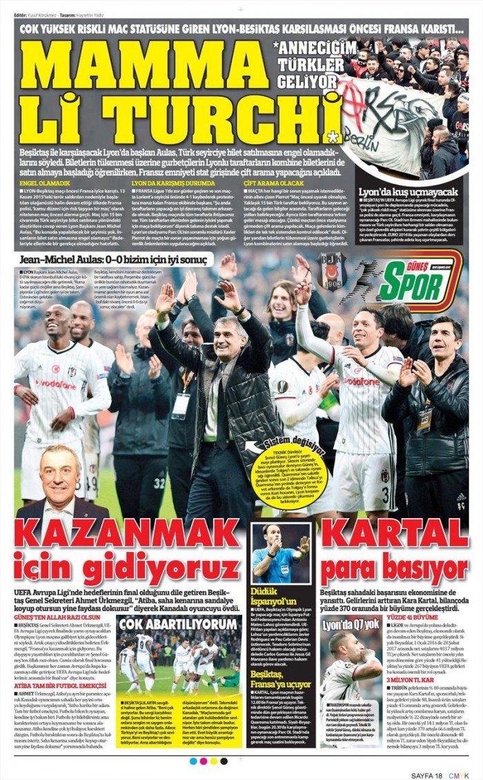 12 Nisan 2017 | İşte gazetelerin Beşiktaş manşetleri - Görsel 3