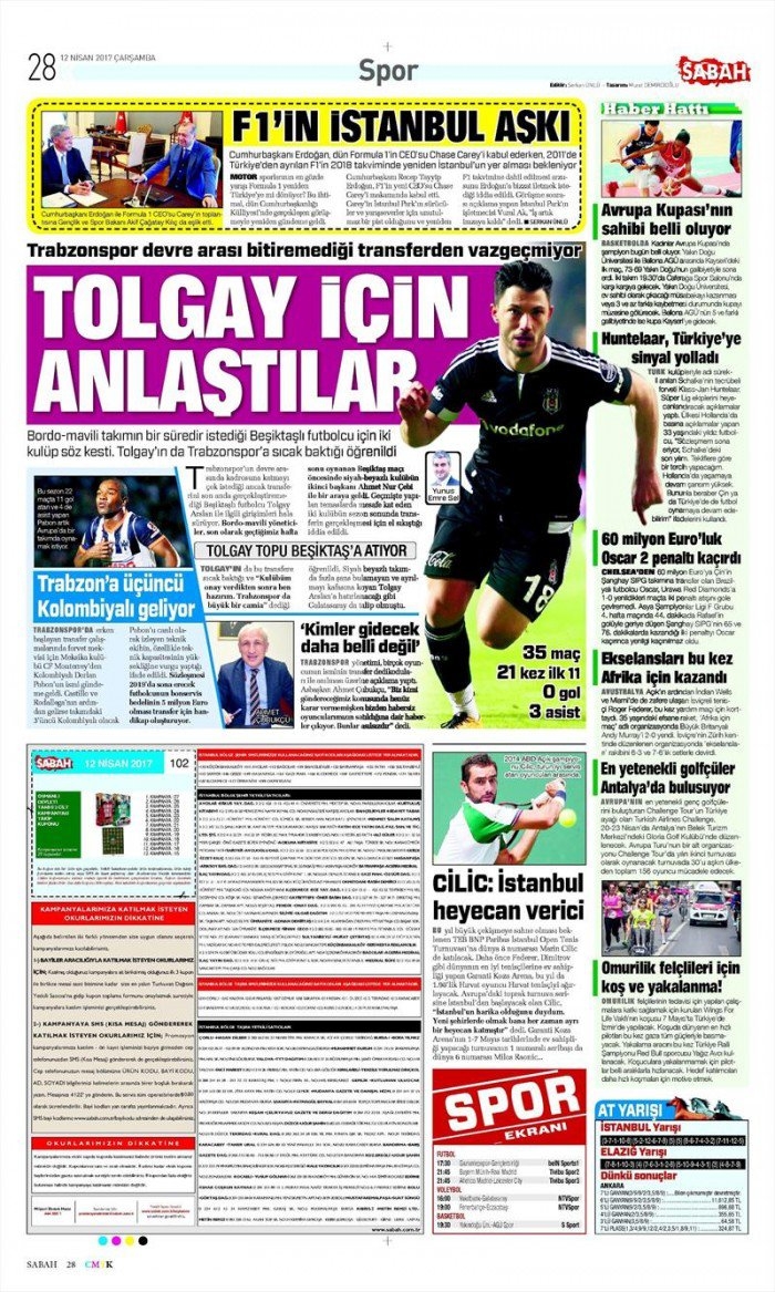 12 Nisan 2017 | İşte gazetelerin Beşiktaş manşetleri - Görsel 7