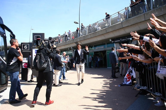 Beşiktaş Lyon'da böyle karşılandı - Görsel 1