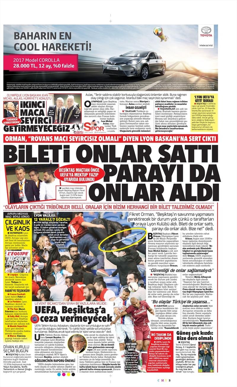 15 Nisan 2017 | İşte gazetelerin Beşiktaş manşetleri - Görsel 4