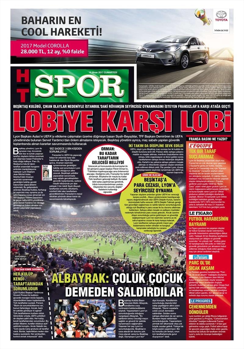 15 Nisan 2017 | İşte gazetelerin Beşiktaş manşetleri - Görsel 5