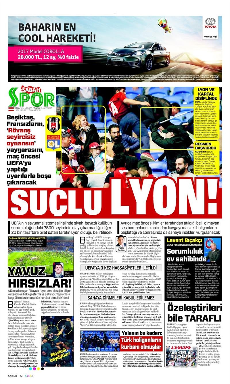 15 Nisan 2017 | İşte gazetelerin Beşiktaş manşetleri - Görsel 6