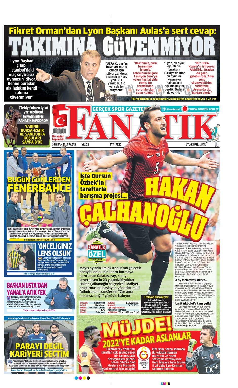 16 Nisan 2017 | İşte gazetelerin Beşiktaş manşetleri - Görsel 1