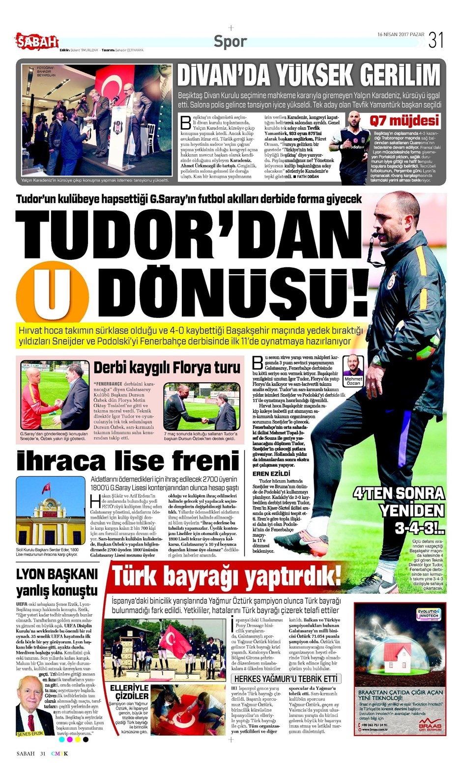 16 Nisan 2017 | İşte gazetelerin Beşiktaş manşetleri - Görsel 4