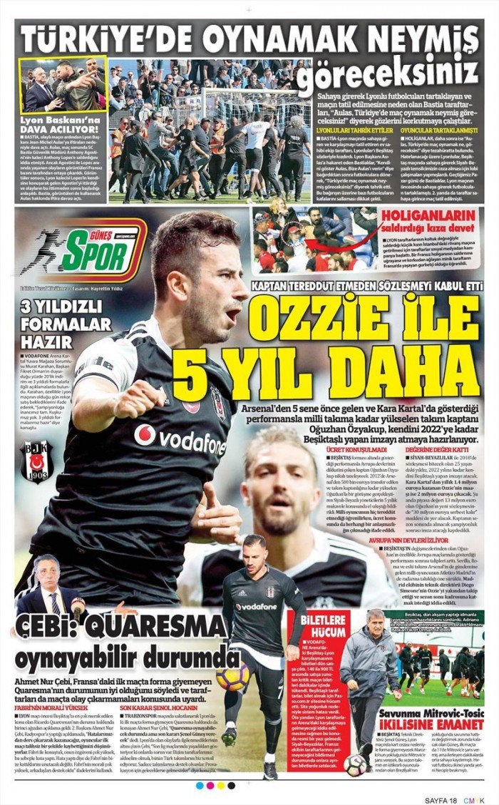 18 Nisan 2017 | İşte gazetelerin Beşiktaş manşetleri - Görsel 4