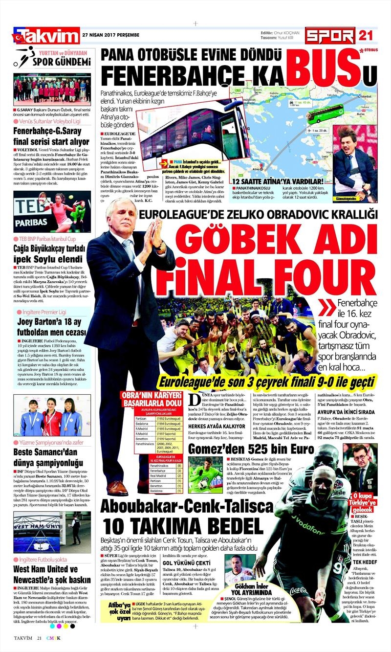 27 Nisan 2017 | İşte gazetelerin Beşiktaş manşetleri - Görsel 2