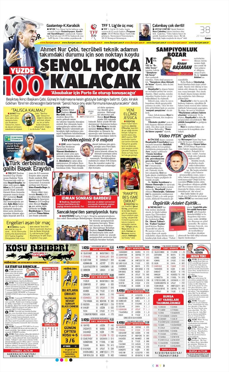 28 Nisan 2017 | İşte gazetelerin Beşiktaş manşetleri - Görsel 5