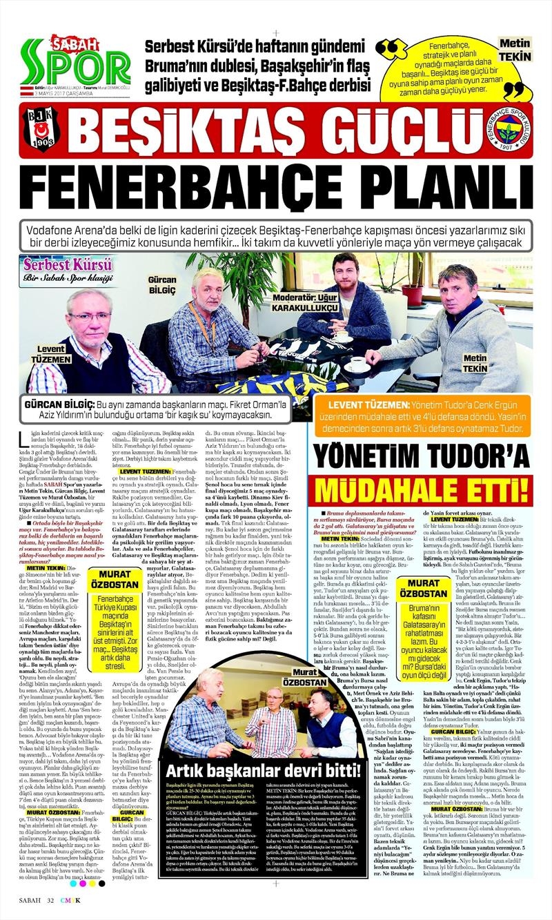 3 Mayıs 2017 | İşte gazetelerin Beşiktaş manşetleri - Görsel 12
