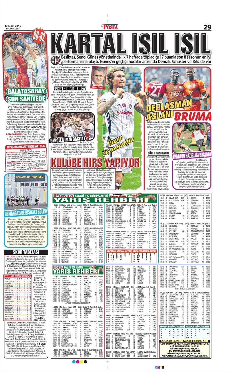 17 Ekim 2016 | Gazetelerin Beşiktaş manşetleri - Görsel 8