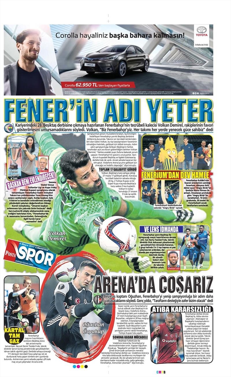 6 Mayıs 2017 | İşte gazetelerin Beşiktaş manşetleri - Görsel 7