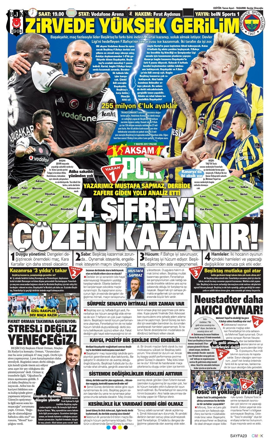 7 Mayıs 2017 | İşte gazetelerin Beşiktaş manşetleri - Görsel 6