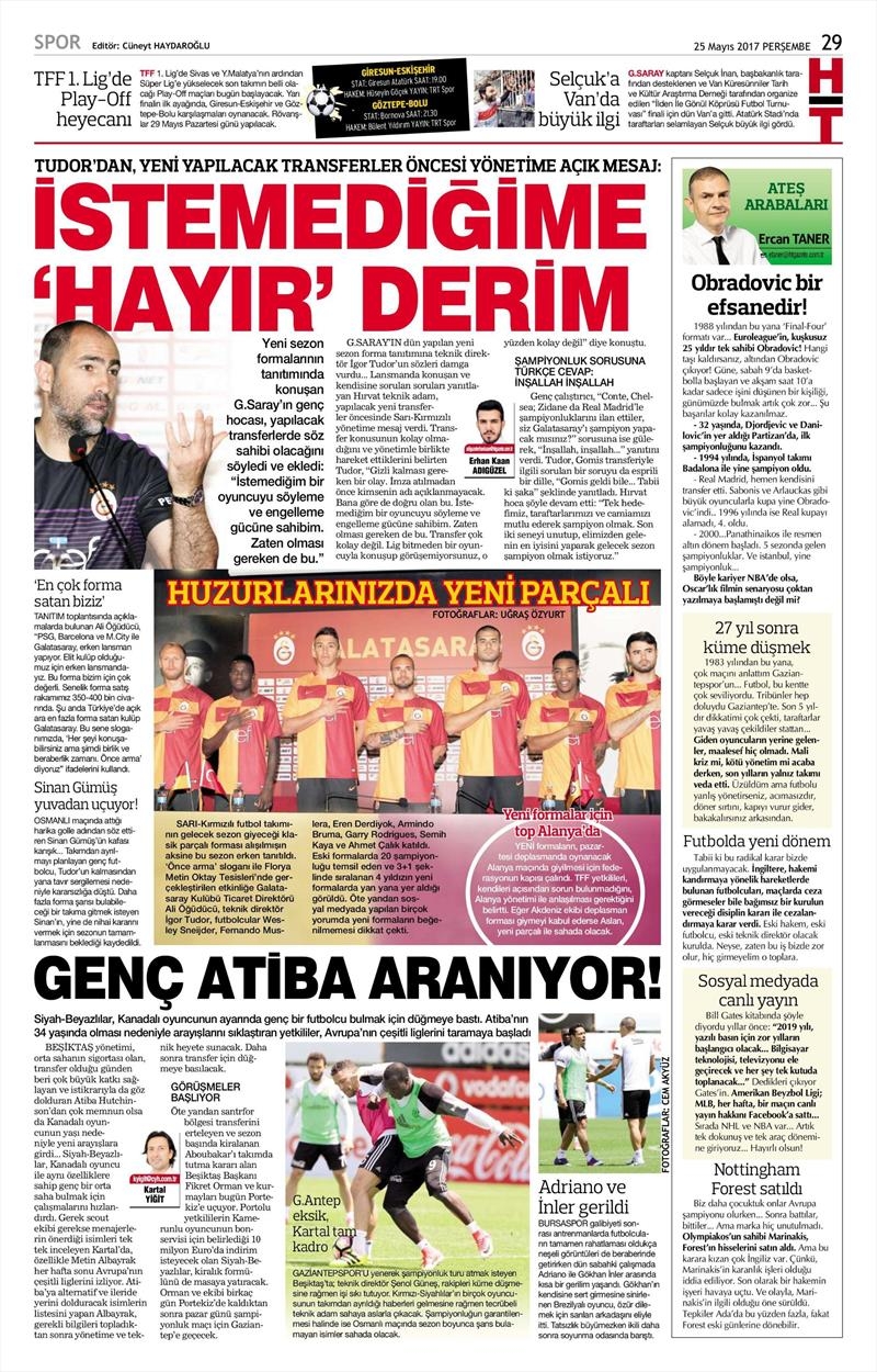 25 Mayıs 2017 | İşte gazetelerin Beşiktaş manşetleri - Görsel 6