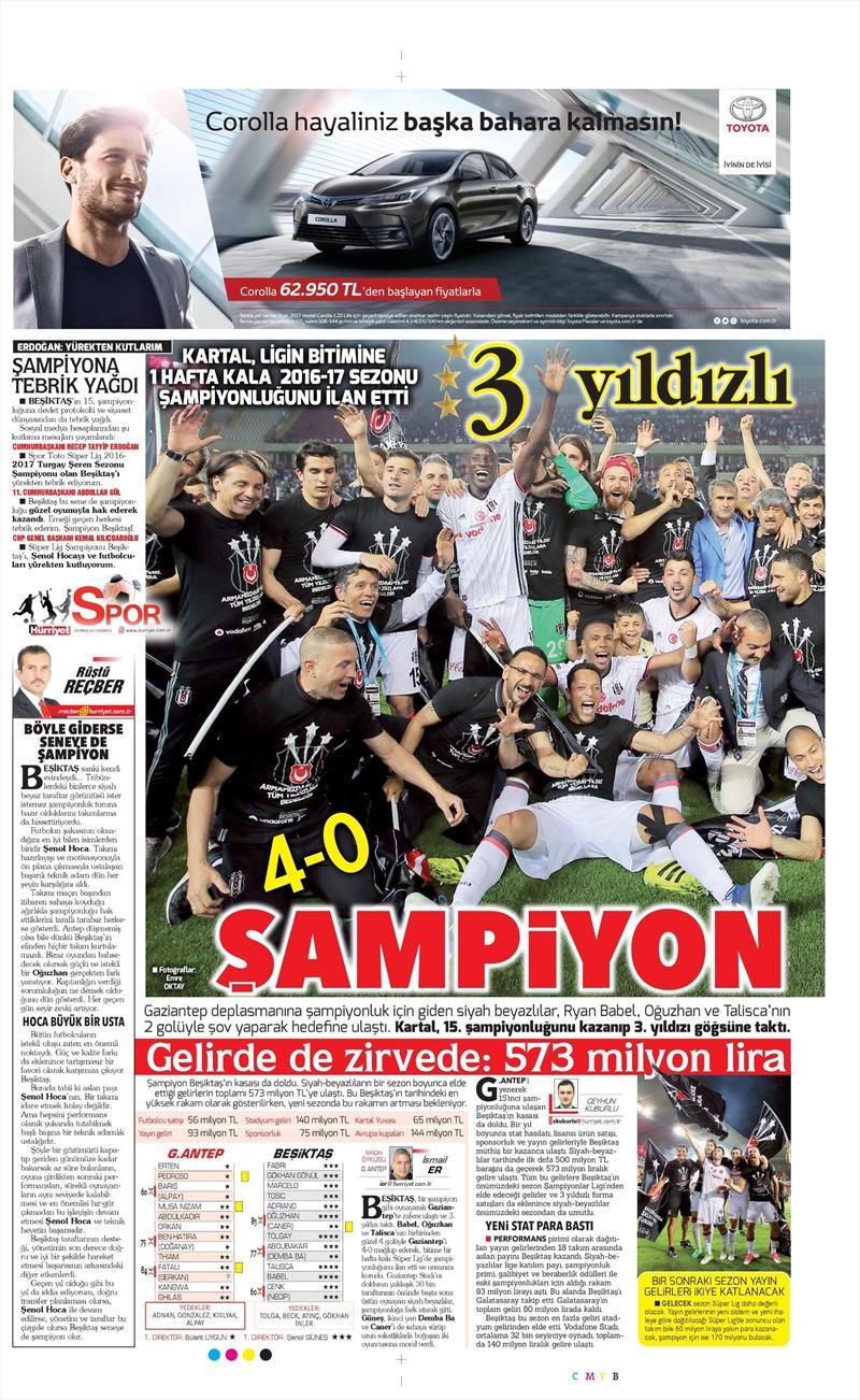 29 Mayıs 2017 | ŞAMPİYONLUK MANŞETLERİ - Görsel 23