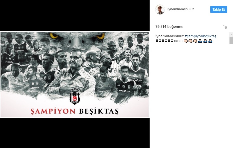 Beşiktaşlı ünlülerden kutlama mesajları - Görsel 4