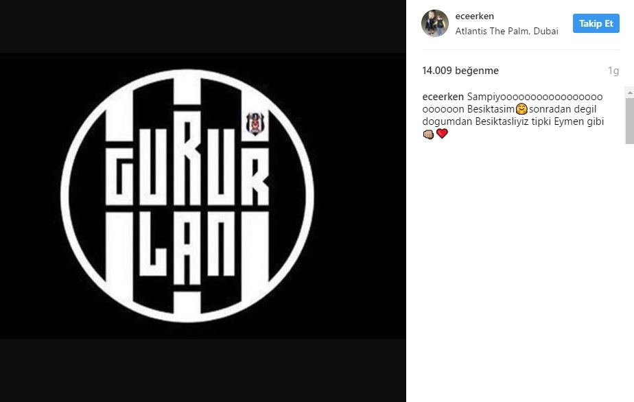 Beşiktaşlı ünlülerden kutlama mesajları - Görsel 6