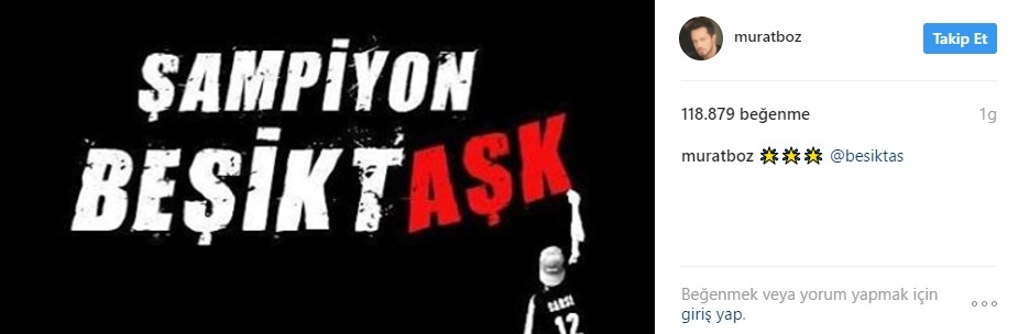 Beşiktaşlı ünlülerden kutlama mesajları - Görsel 7