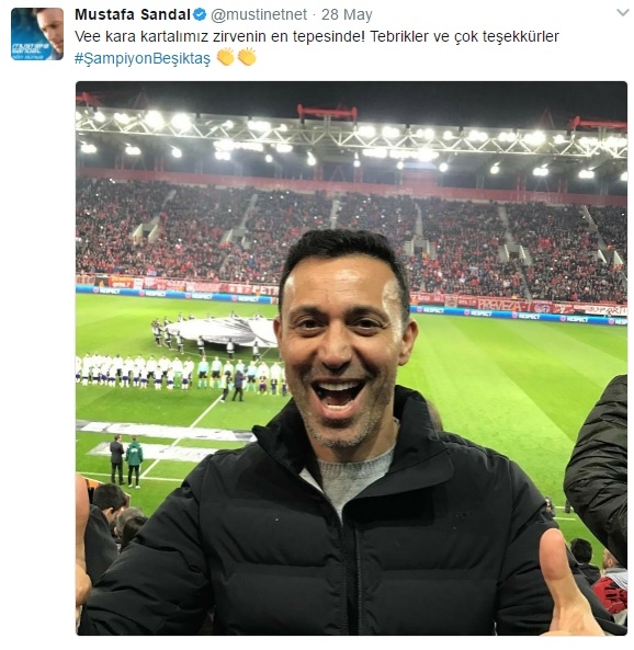 Beşiktaşlı ünlülerden kutlama mesajları - Görsel 8