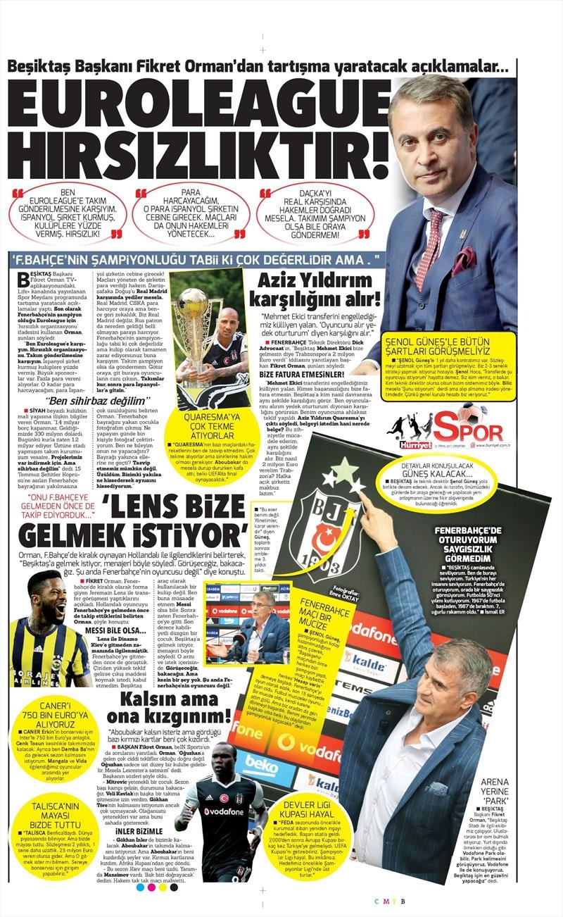 31 Mayıs 2017 | İşte gazetelerin Beşiktaş manşetleri - Görsel 21