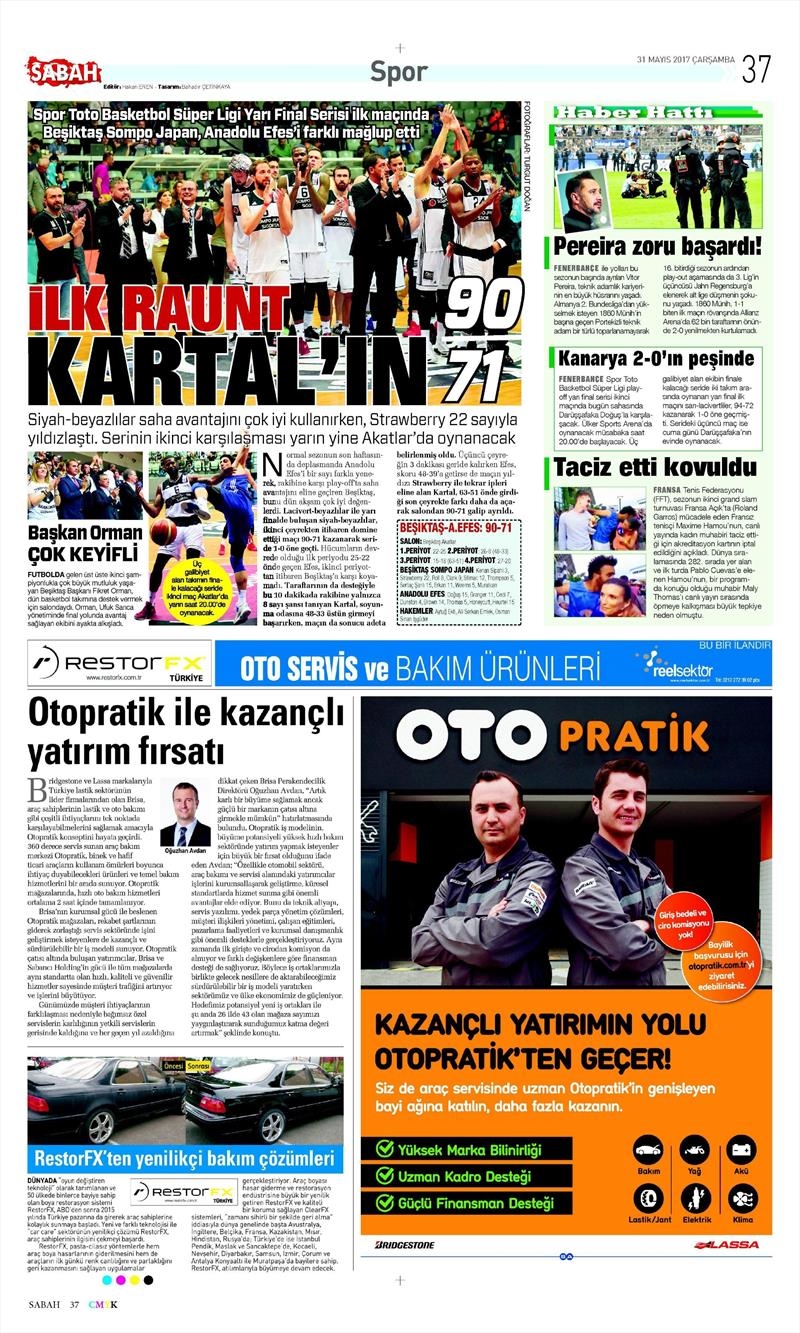 31 Mayıs 2017 | İşte gazetelerin Beşiktaş manşetleri - Görsel 7