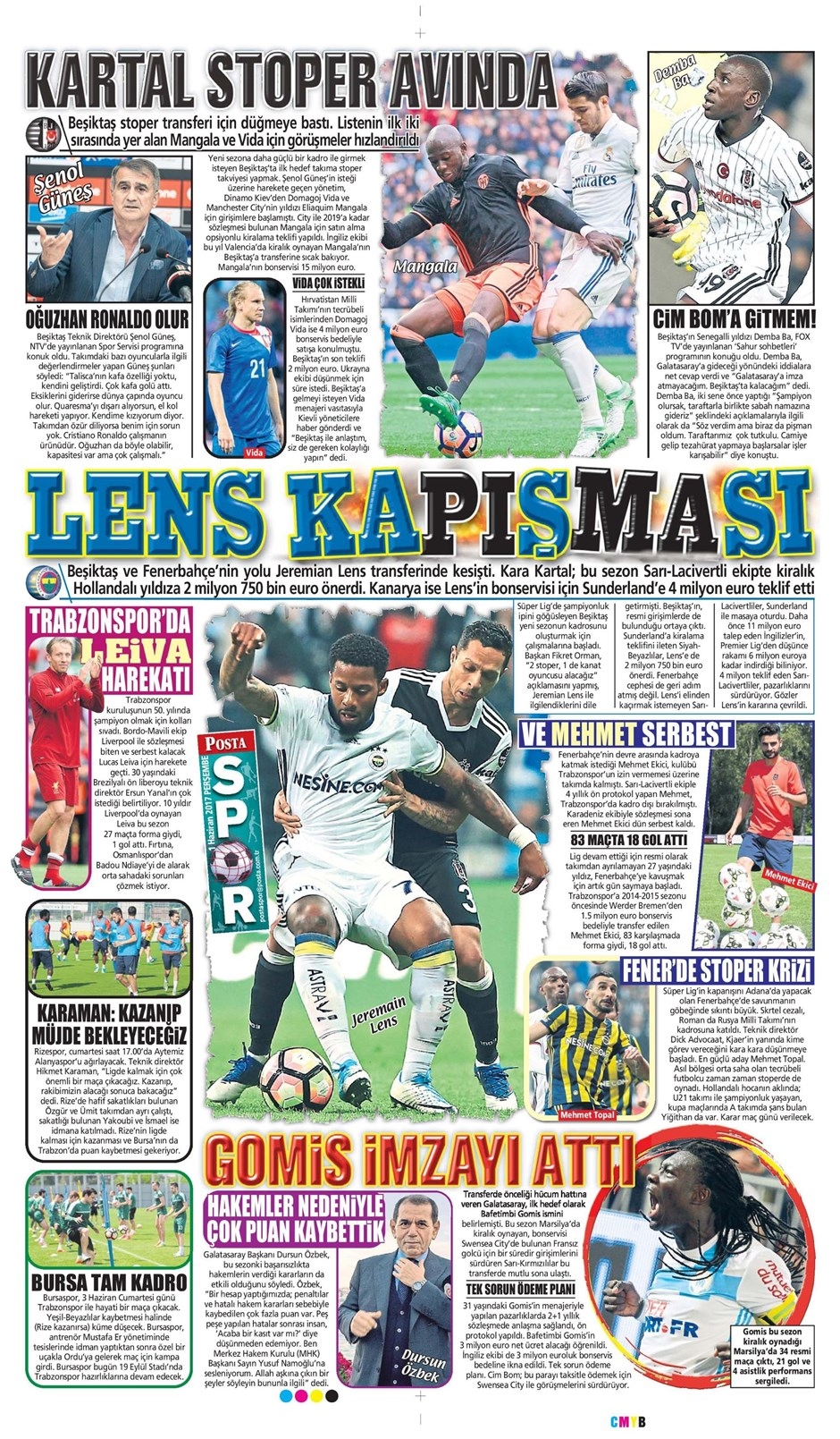 01 Haziran 2017 | İşte Gazetelerin Beşiktaş Manşetleri - Görsel 8