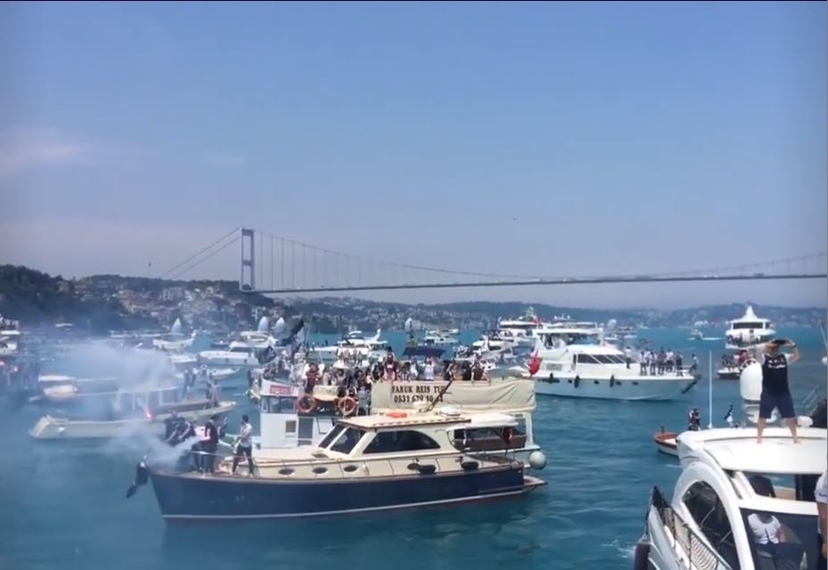 Dünya rekoru! 1000 tekne ile Beşiktaş Donanması - Görsel 48