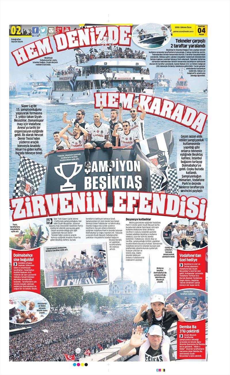 04 Haziran 2017 | Şampiyonun Gazete Manşetleri - Görsel 7