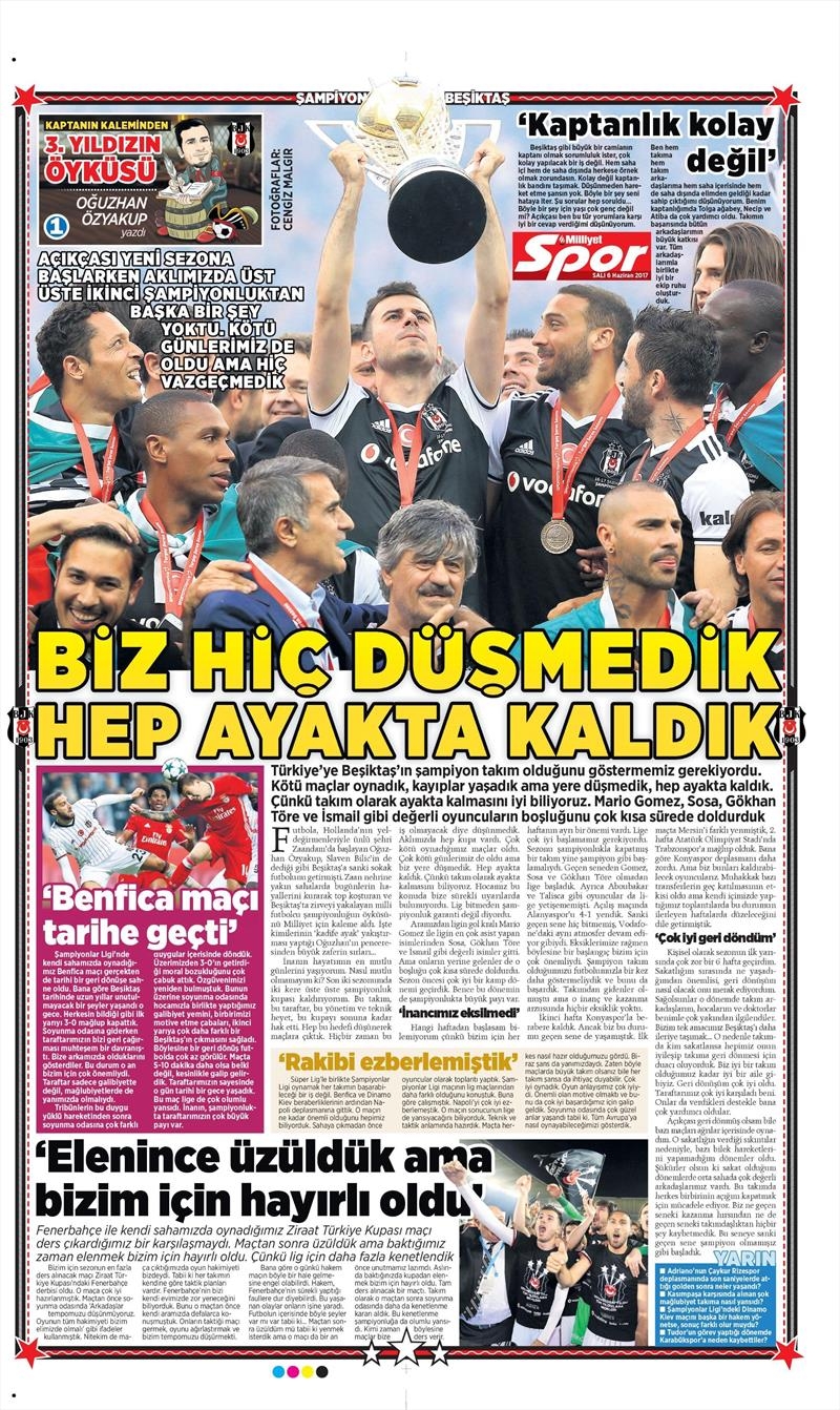 06 Haziran 2017 | Gazetelerin Beşiktaş Manşetleri - Görsel 11