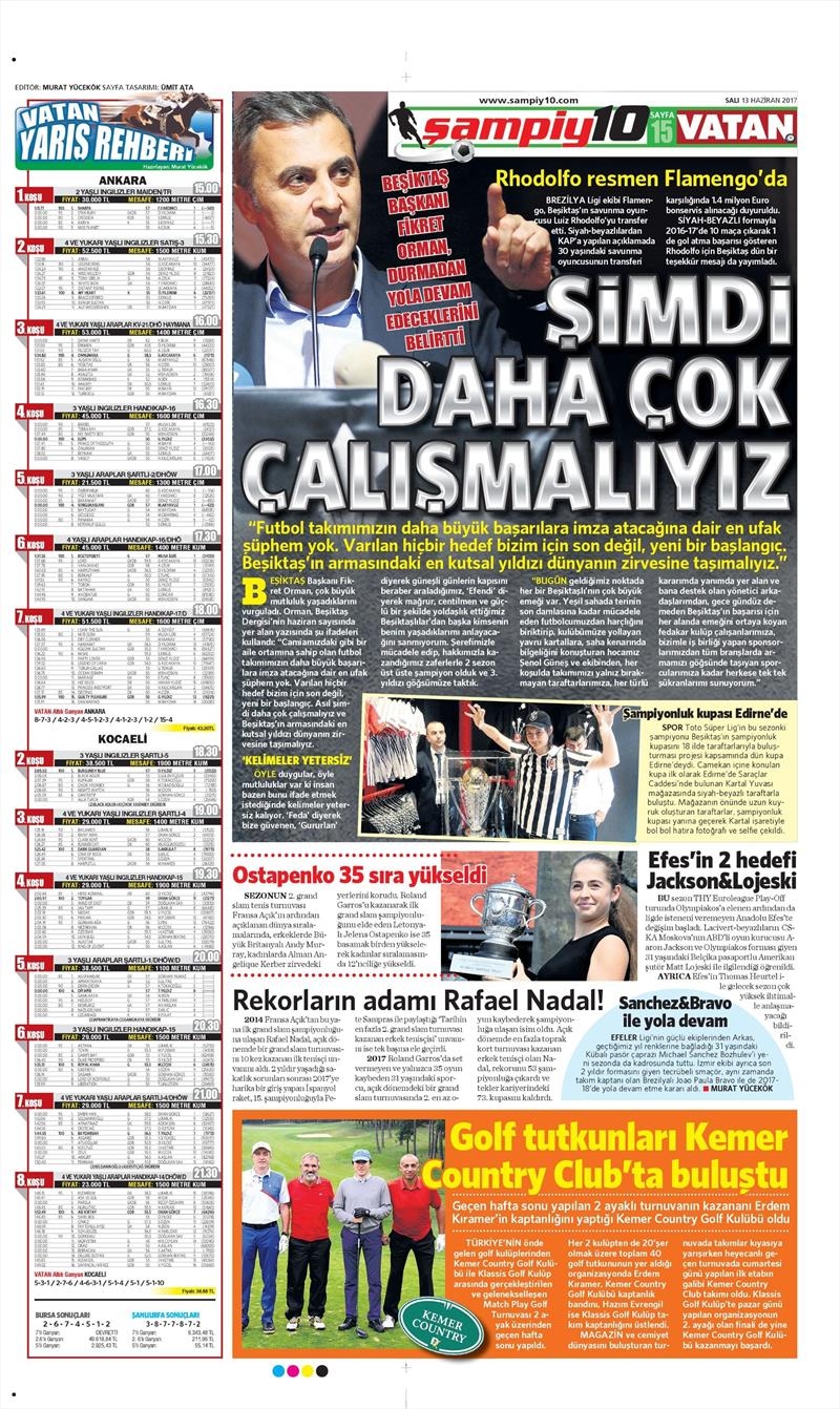 13 Haziran 2017 | İşte gazetelerin Beşiktaş manşetleri - Görsel 4