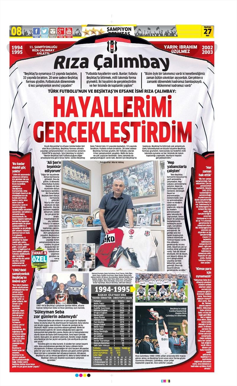 27 Haziran 2017 | İşte gazetelerin Beşiktaş manşetleri - Görsel 3