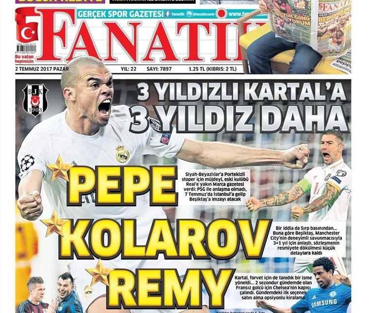 2 Temmuz 2017 | İşte gazetelerin Beşiktaş manşetleri - Görsel 2
