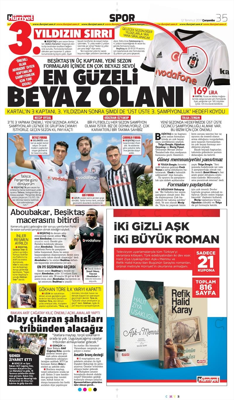 12 Temmuz 2017 | İşte gazetelerin Beşiktaş manşetleri - Görsel 4