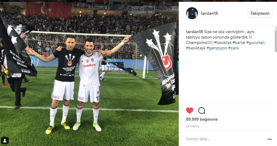 Beşiktaş futbolcuların en çok beğeni alan instagram fotoğrafları! - Görsel 13