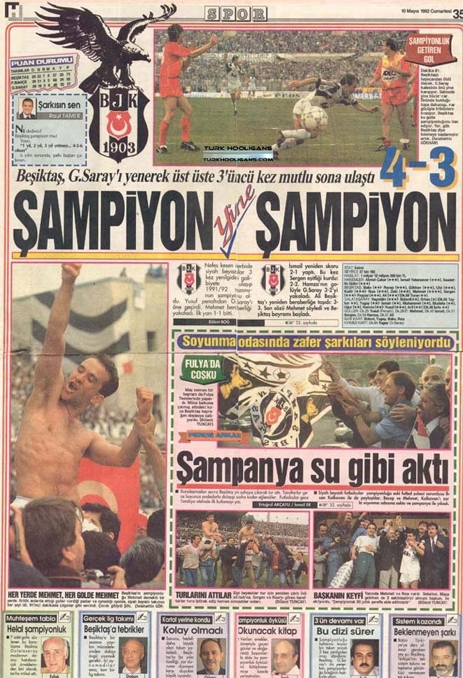 Beşiktaş için atılmış en iyi 21 manşet! - Görsel 21