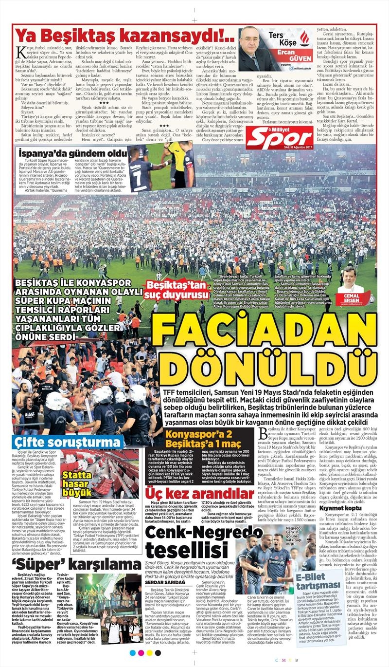 8 Ağustos 2017 | İşte gazetelerin Beşiktaş manşetleri - Görsel 9