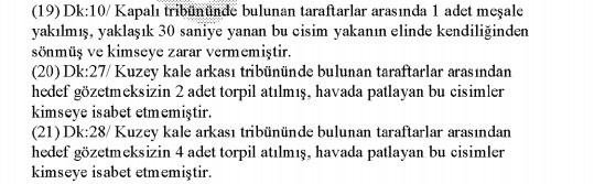 Gözlemci raporuna göre sahaya giren Beşiktaşlı yok! - Görsel 10