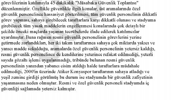 Gözlemci raporuna göre sahaya giren Beşiktaşlı yok! - Görsel 11