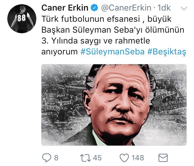 Türkiye, Süleyman Seba'yı unutmadı. Seba için atılan tweetler - Görsel 13