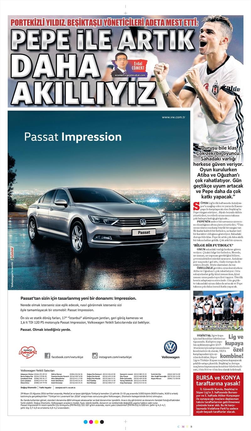 17 Ağustos 2017 | Gazetelerin Beşiktaş Manşetleri - Görsel 7