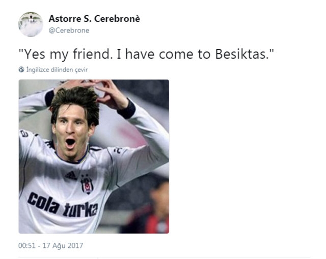 Messi de "Come to Beşiktaş" akımına katıldı! - Görsel 5