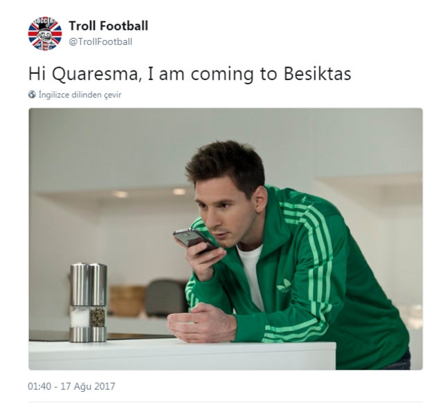 Messi de "Come to Beşiktaş" akımına katıldı! - Görsel 8
