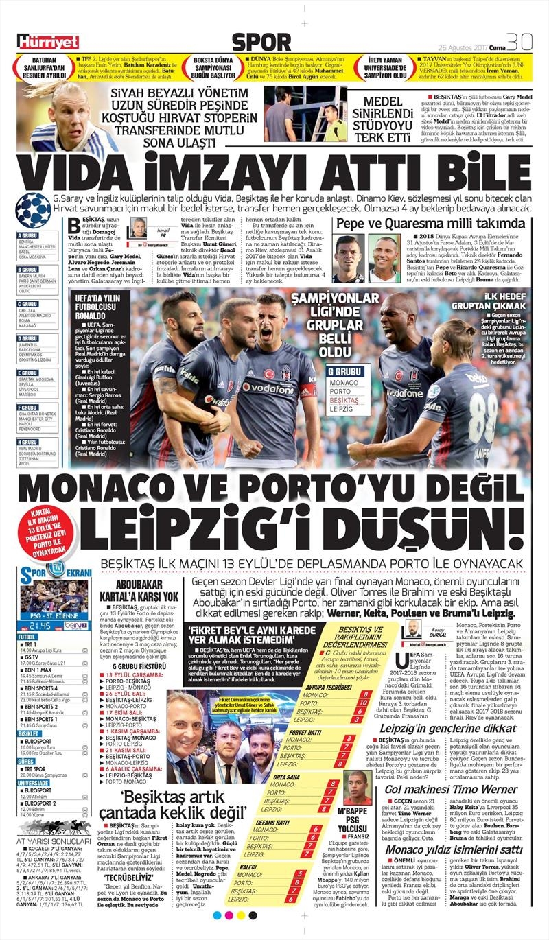 25 Ağustos 2017 | İşte gazetelerin Beşiktaş manşetleri - Görsel 11
