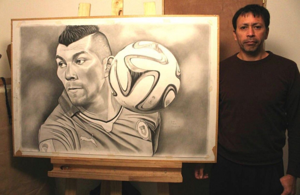 Medel'in, Şili'de bir kahraman olduğunu gösteren 83 kare! - Görsel 7
