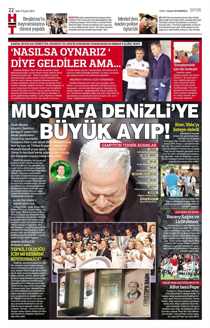 5 Eylül 2017 | İşte gazetelerin Beşiktaş manşetleri - Görsel 4