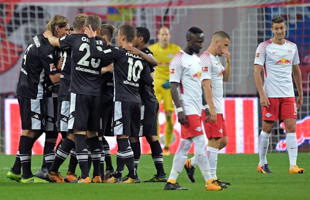Leipzig'in Gladbach ile berabere kaldığı mücadeleden 16 kare - Görsel 11