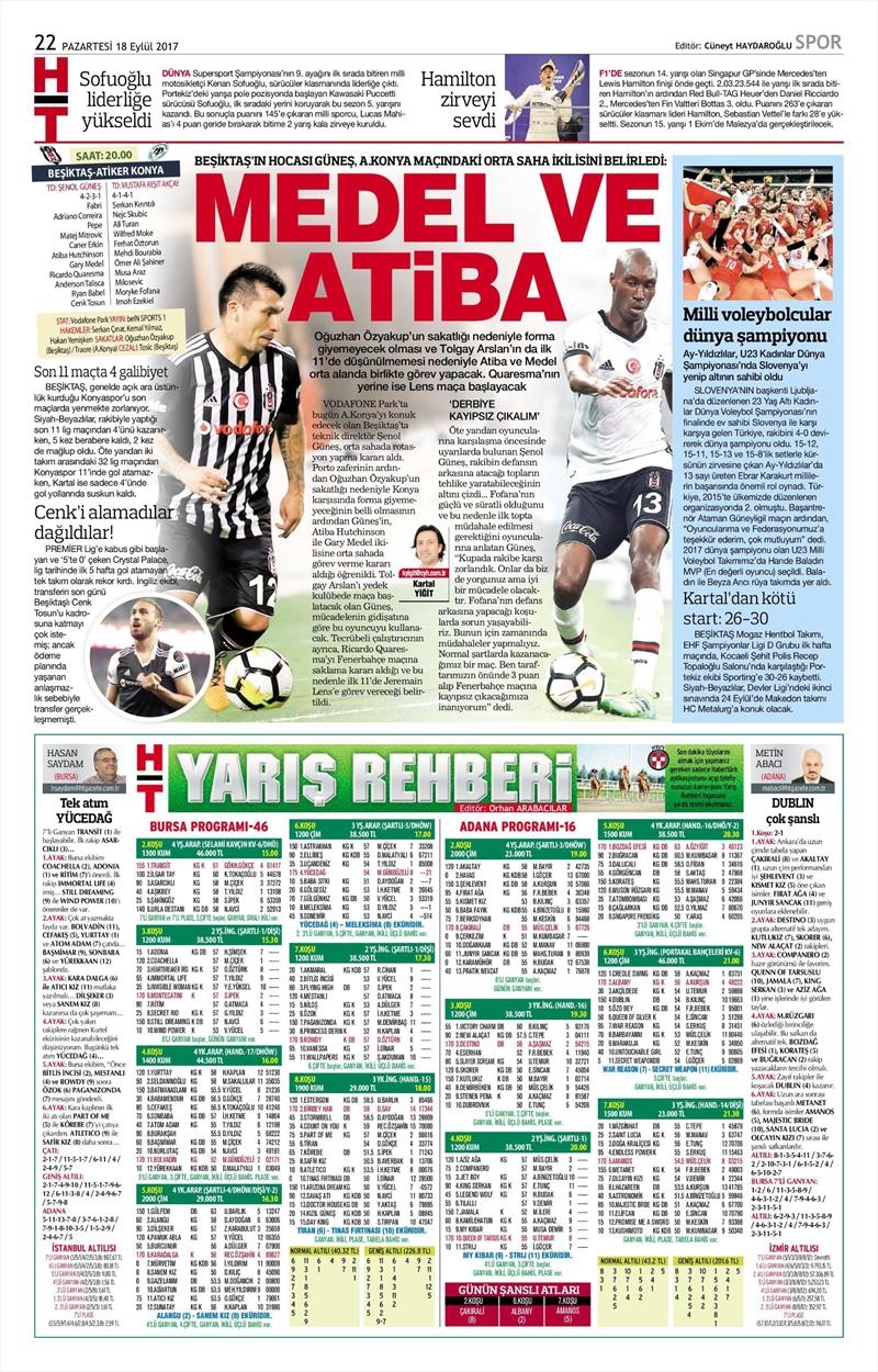 18 Eylül 2017 | İşte gazetelerin Beşiktaş manşetleri - Görsel 9