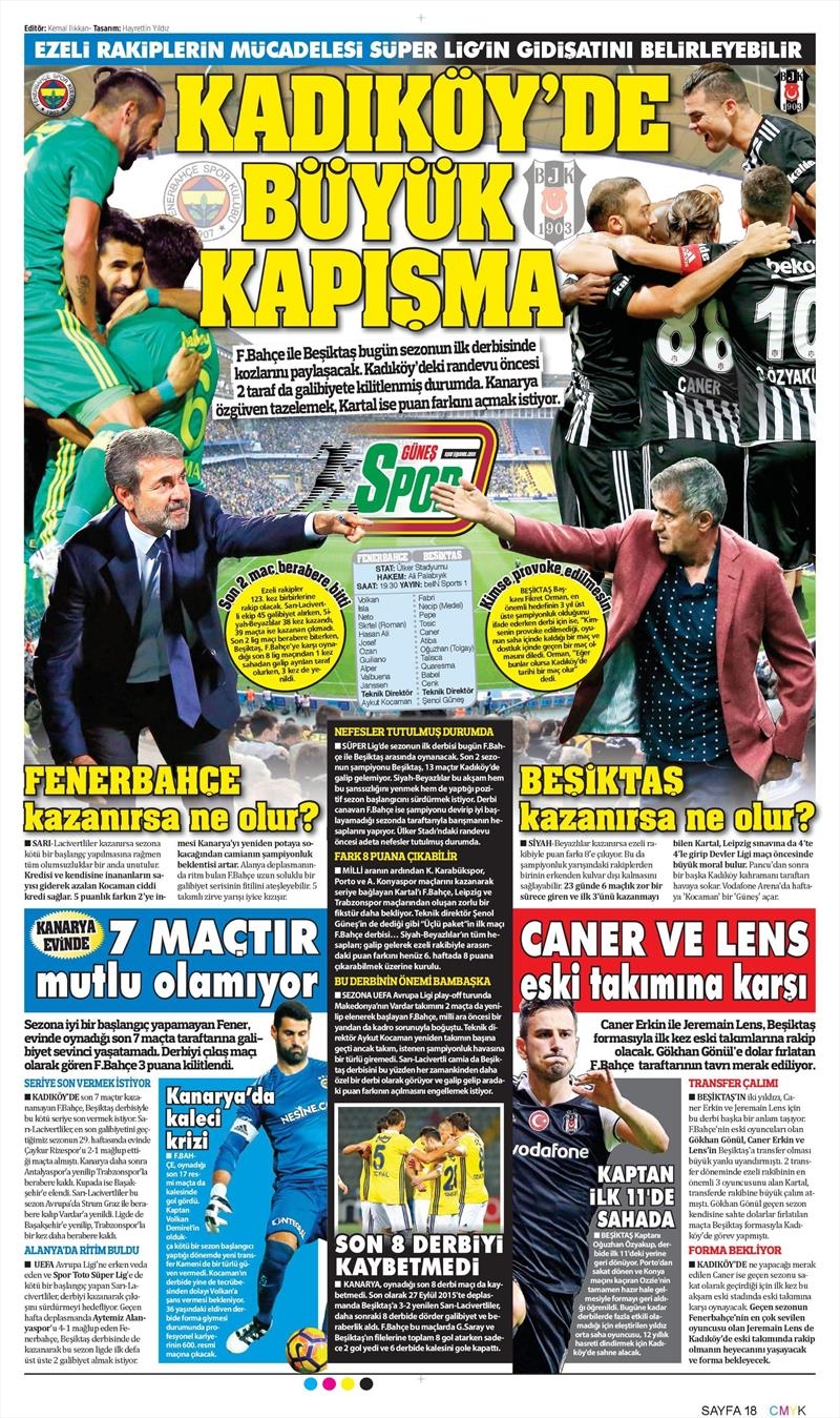 23 Eylül 2017 | İşte gazetelerin Beşiktaş manşetleri - Görsel 14