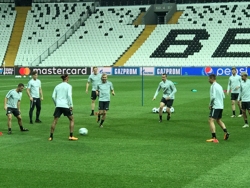 Leipzig, son antrenmanını Vodafone Park'ta yaptı! - Görsel 3